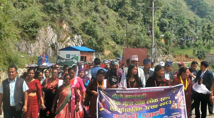 देस्राे माथागढी लाेक नृत्य तथा लाेक स्टार ३०८३ सम्पन्न